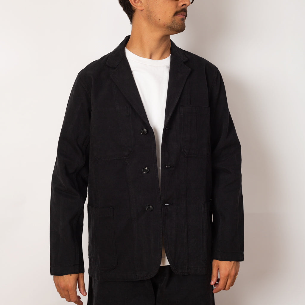Moleskin Server Suit Jacket - Black