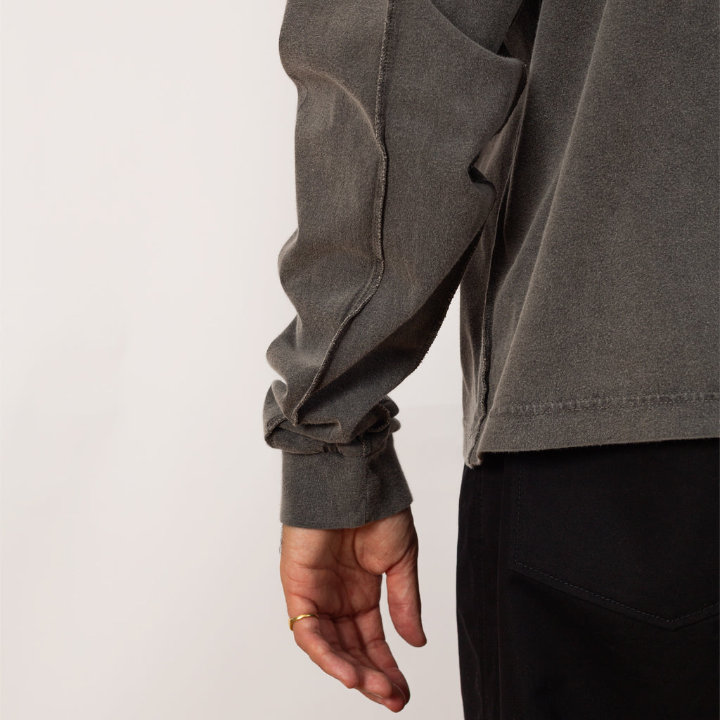 Relaxed LS Tee - Washed Graphite