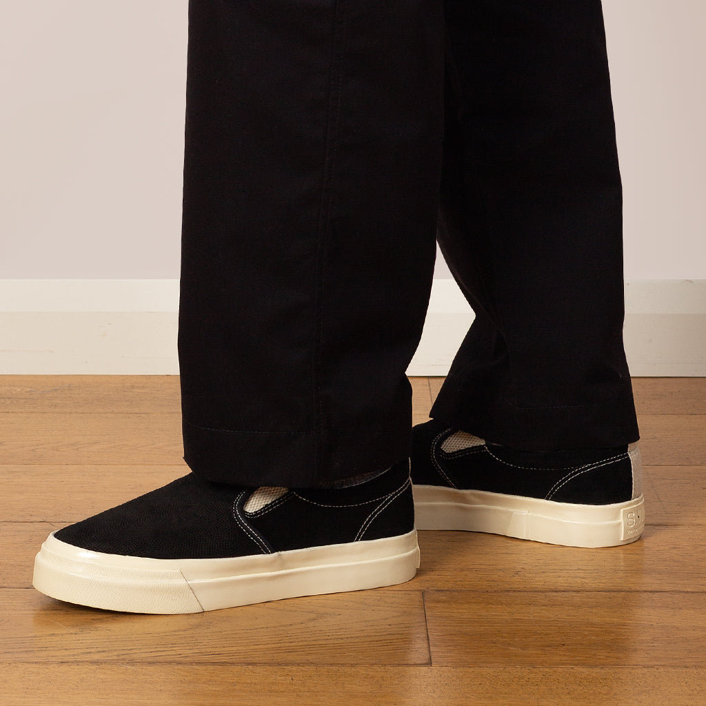 Lister Slip-On - Optical Black Suede