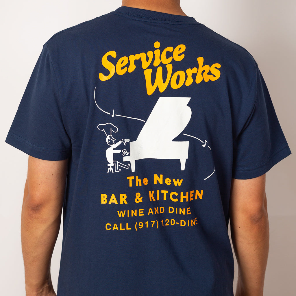 Bar + Kitchen Tee - Navy