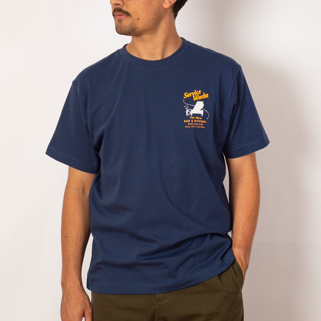 Bar + Kitchen Tee - Navy