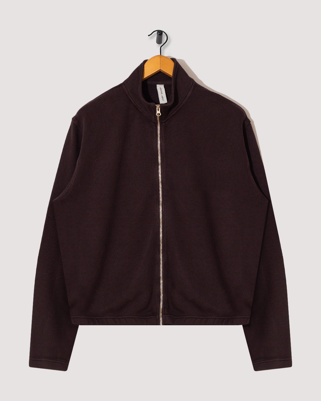 K*i様 ANOTHER ASPECT ダークブラウン ハーフジップ ニット Another Zip Sweatshirt 3.0 - Dark Brown | Another Aspect | Peggs