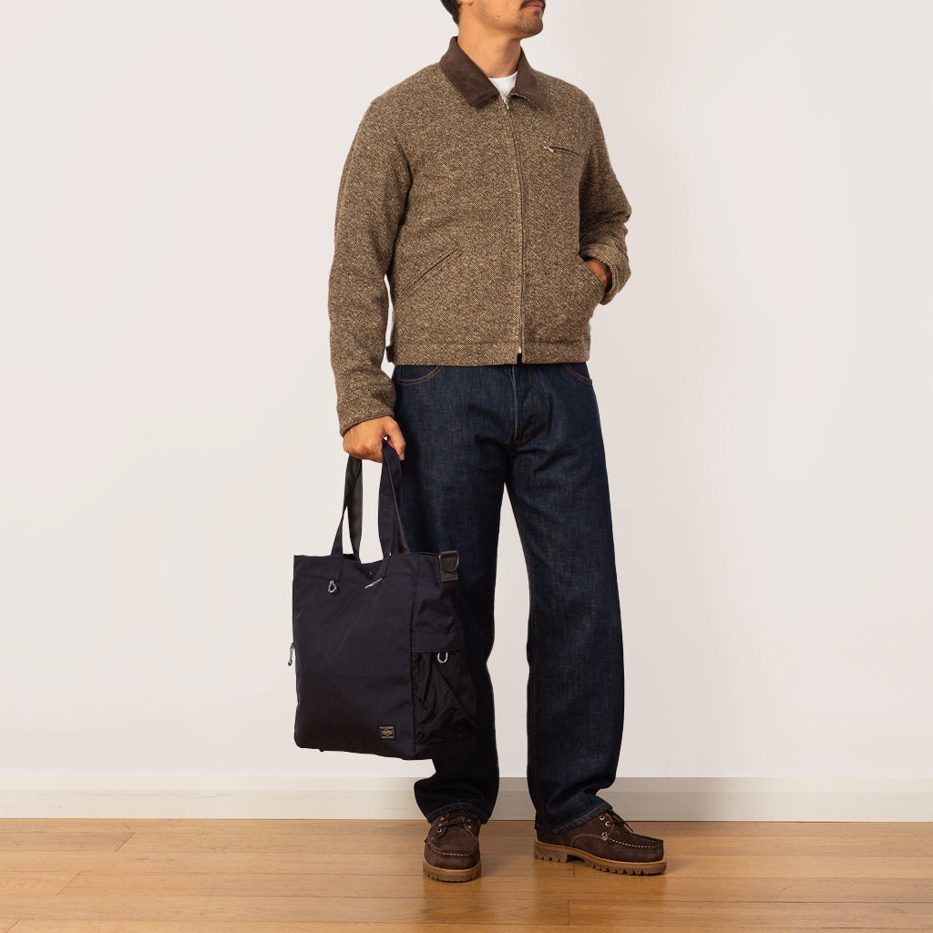 Hype 2-Way Tote Bag - Navy/Black