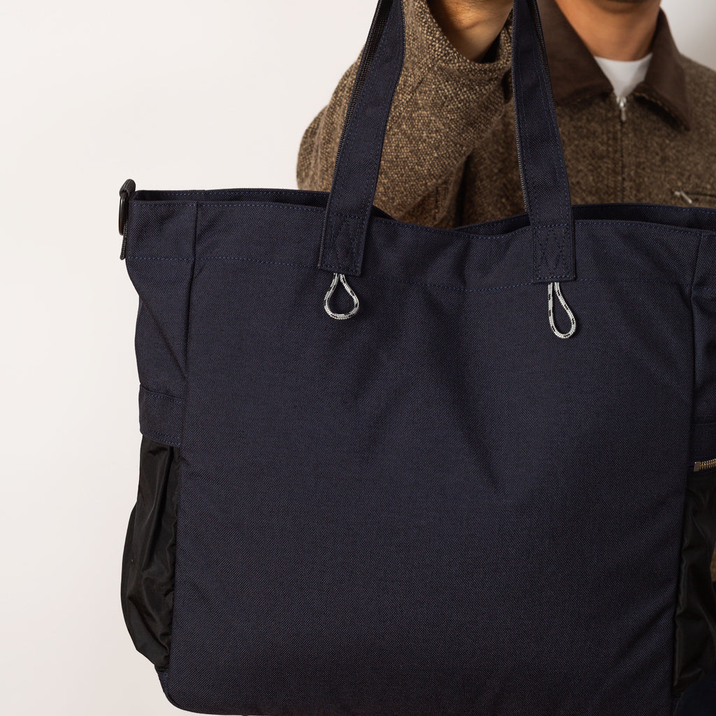 Hype 2-Way Tote Bag - Navy/Black