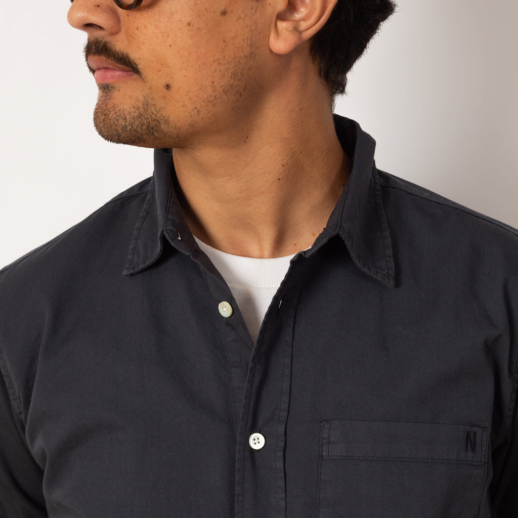 Algot Twill Shirt - Graphite