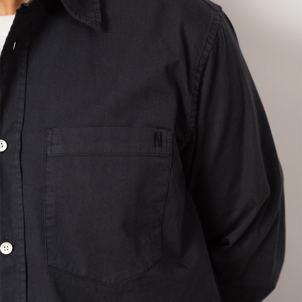 Algot Twill Shirt - Graphite