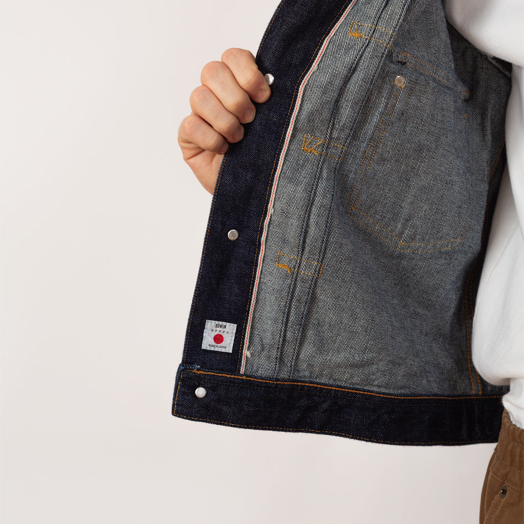 Denim Jacket - 14oz Rinsed Kurabo