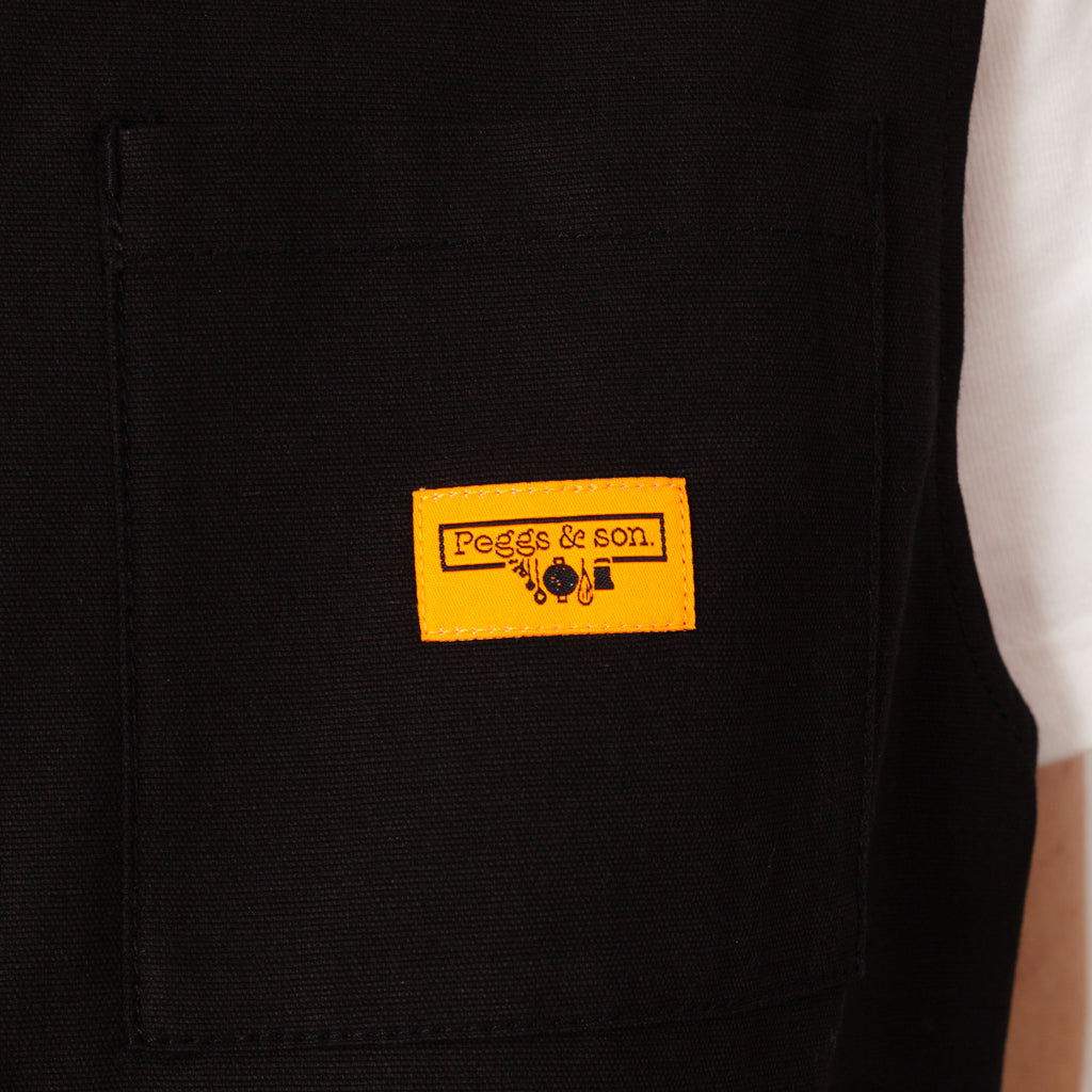 Padded Work Vest - Black
