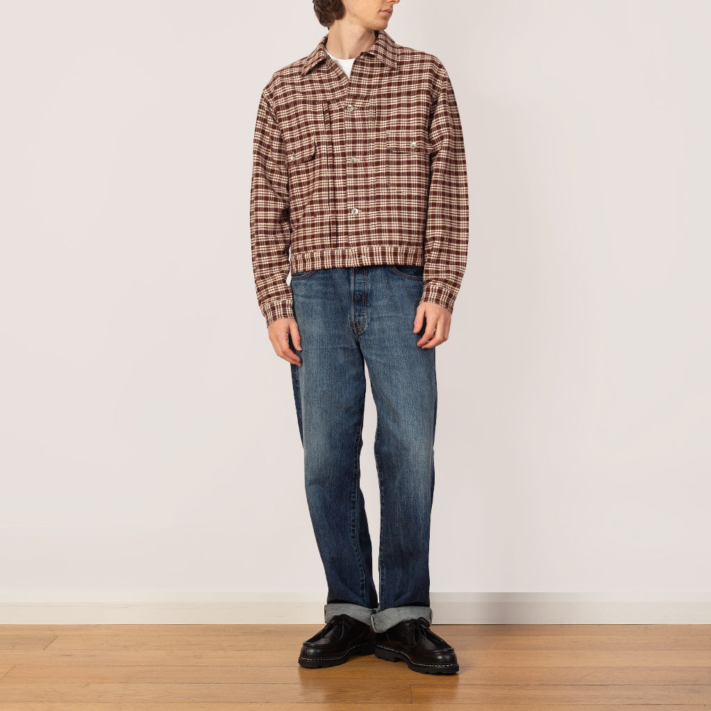 Tuesday Jacket - Wood Check Handloom
