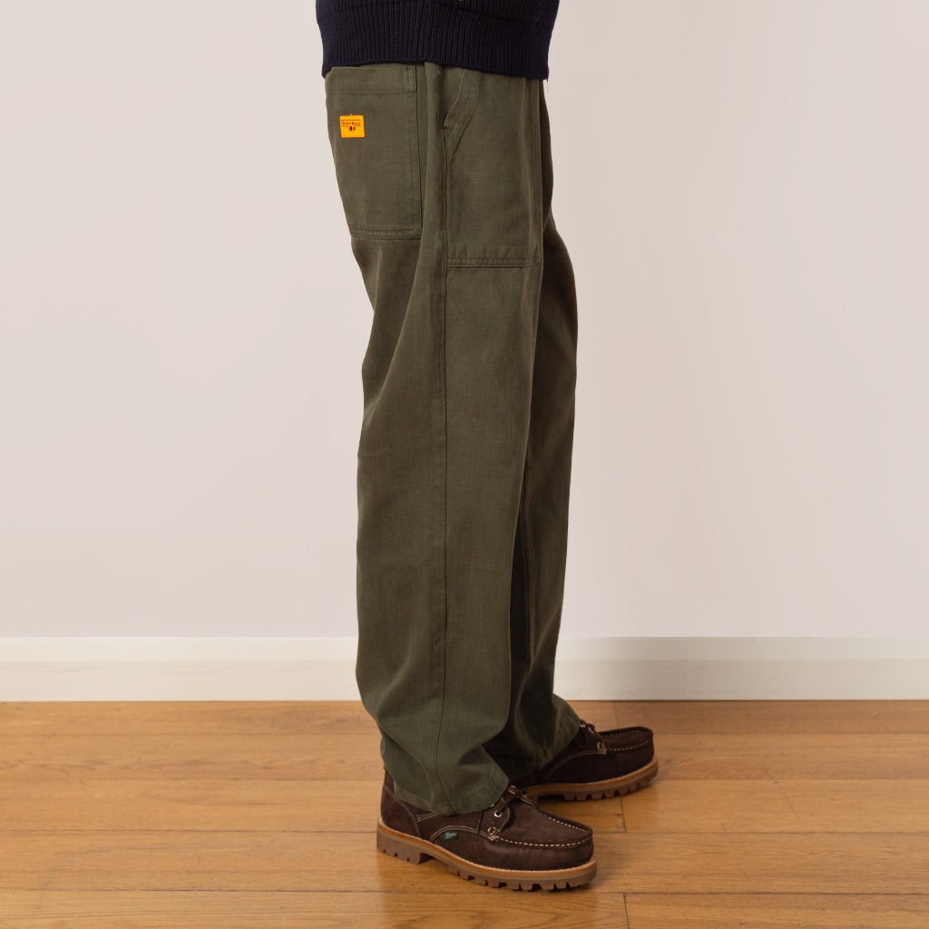 Moleskin Chef Pant - Moss