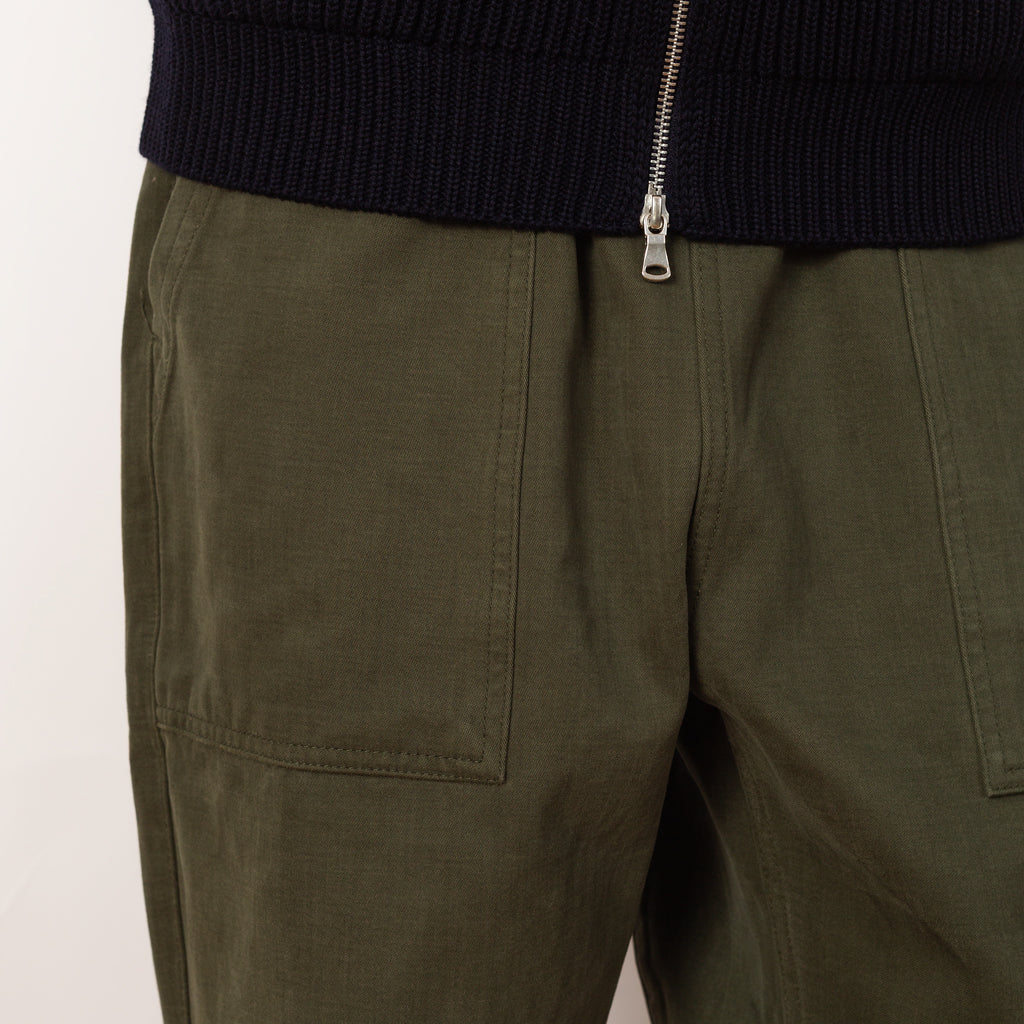 Moleskin Chef Pant - Moss