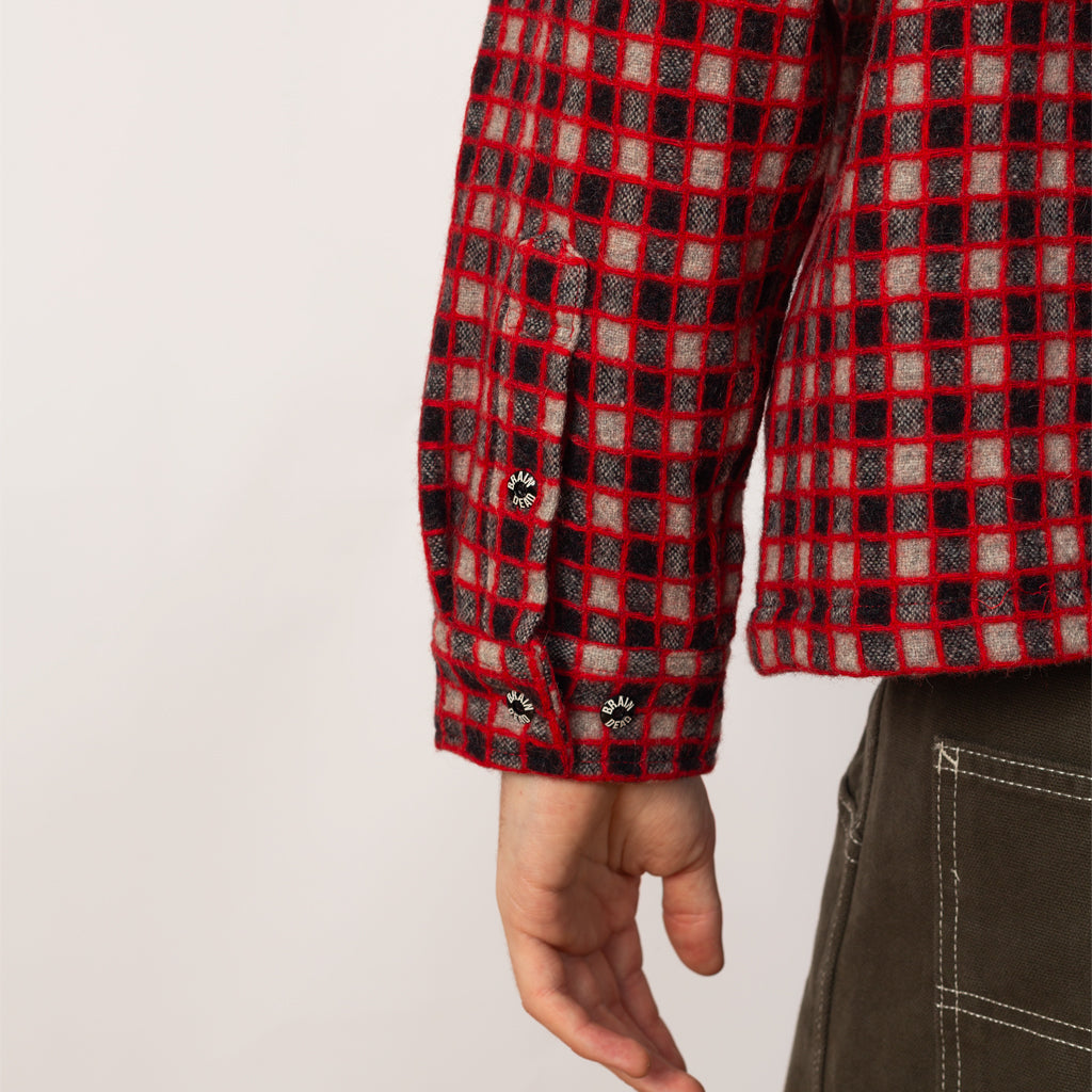 CHECK MATE FLANNEL ZIP SHIRT - Black Multi