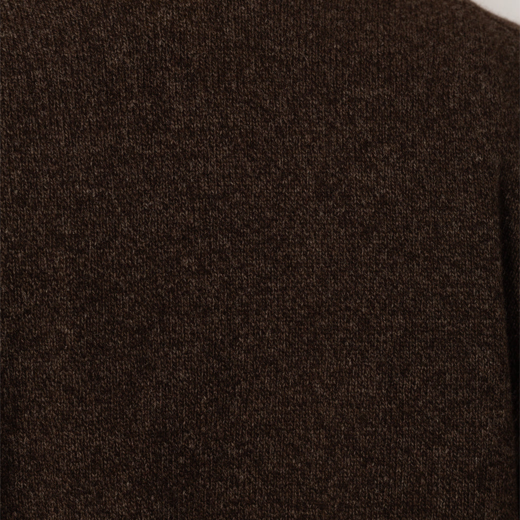 Seamless Crew Neck - Coffee Twist