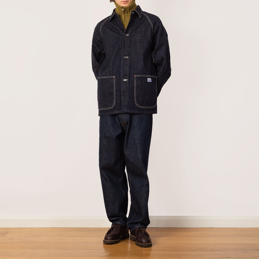 12oz Denim CACTUS Coverall (WWII Model) - Indigo