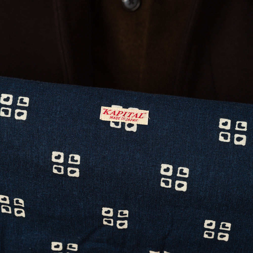 Linen Rayon Bandana KESA Scarf - Navy