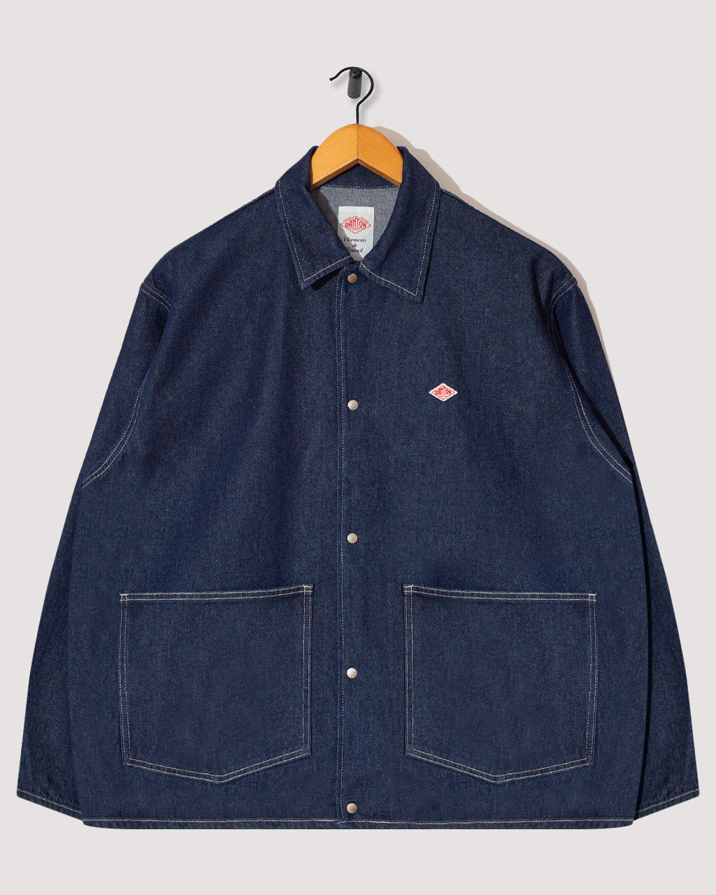 Coverall Shirt - Indigo | Danton | Peggs & son.