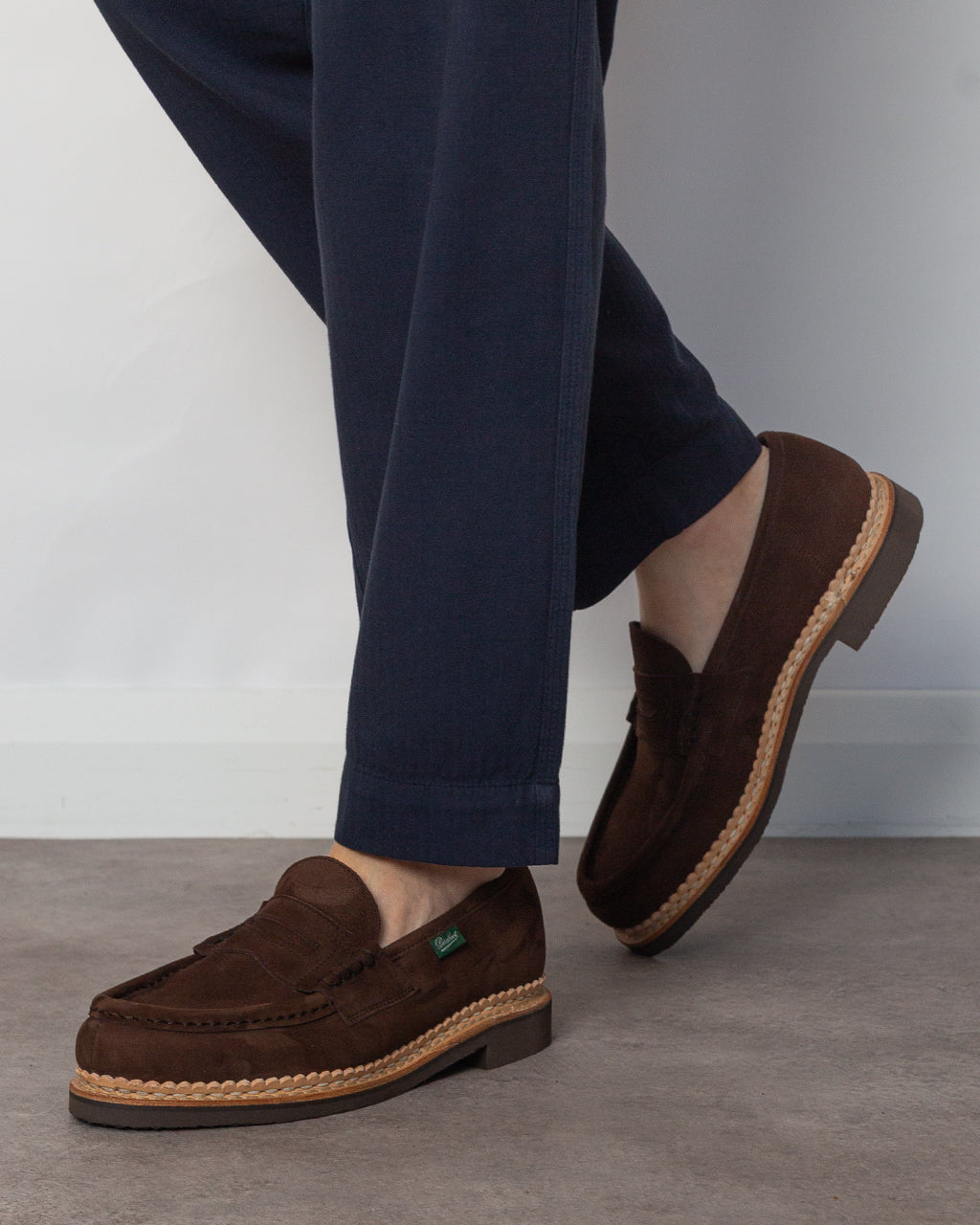 Nantes - Taurillon Nubuck Chocolate Arlo Marron