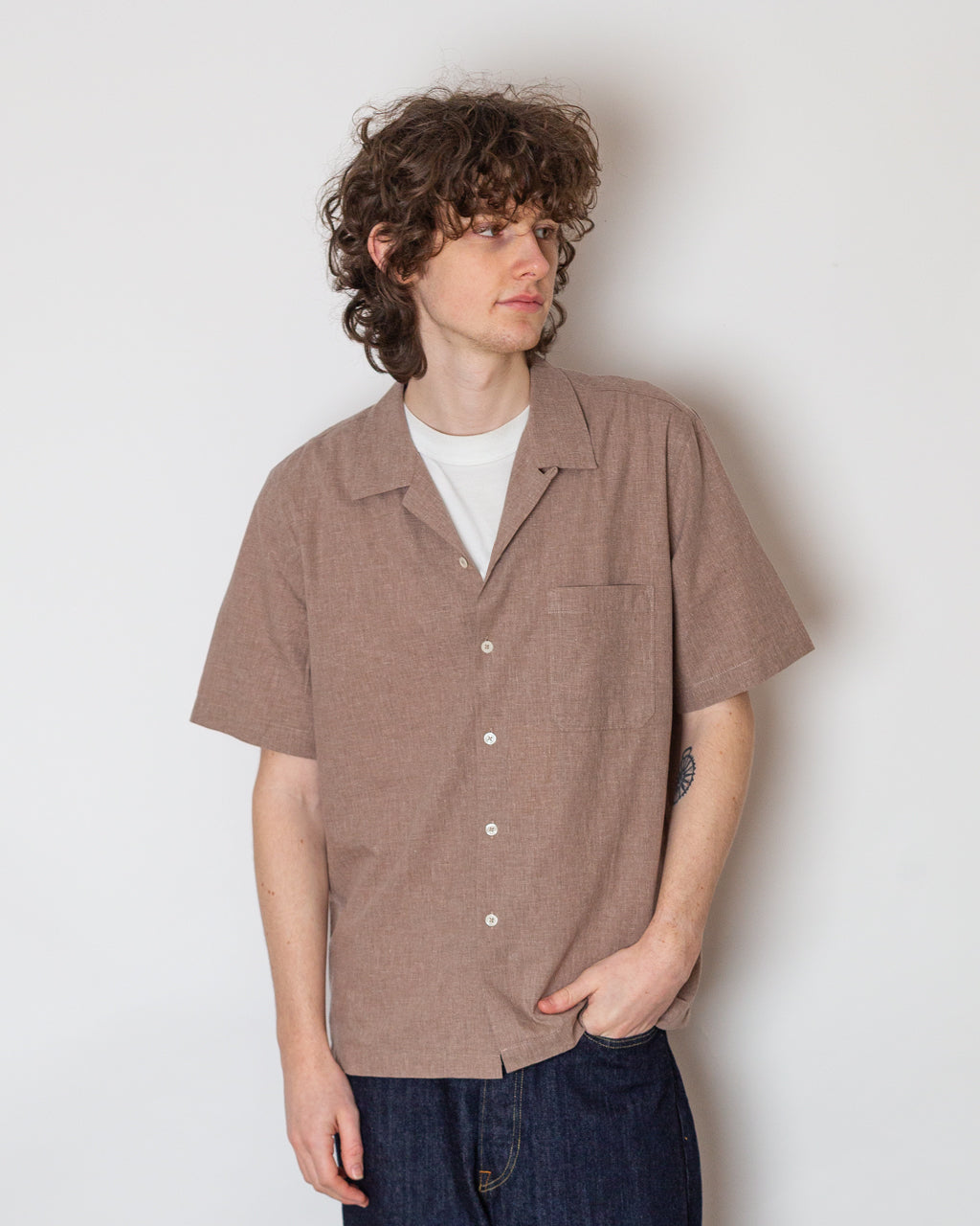 Road Shirt Sido Linen - Brown
