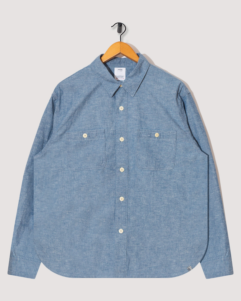 Briggs LS Damaged - Light Chambray | Visvim | Peggs & son.