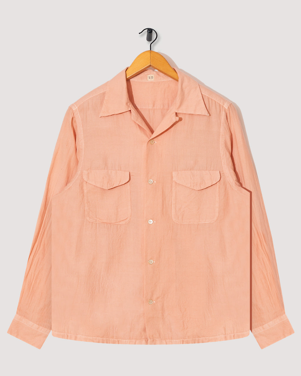 LOT 101 - Open Collar Shirt - Sakura | Taiga Takahashi | Peggs & son.