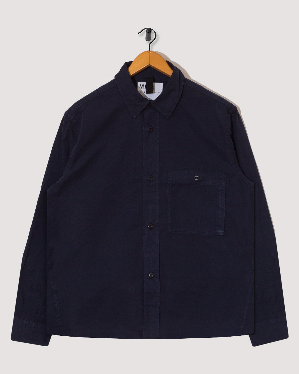 Overall Shirt - Midnight | MHL By Margaret Howell | Peggs & son.