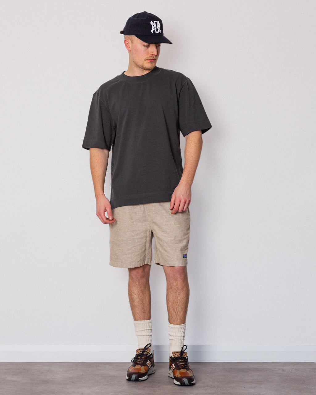 Flatlock Crew - Black Green