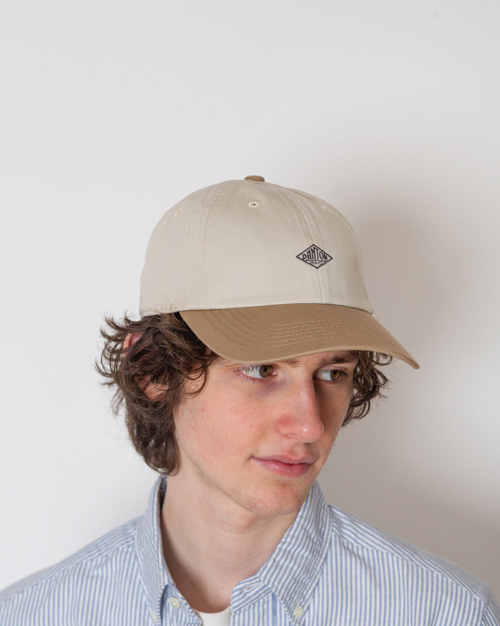 6 Panel 2 Tone Cap - Oyster/Beige