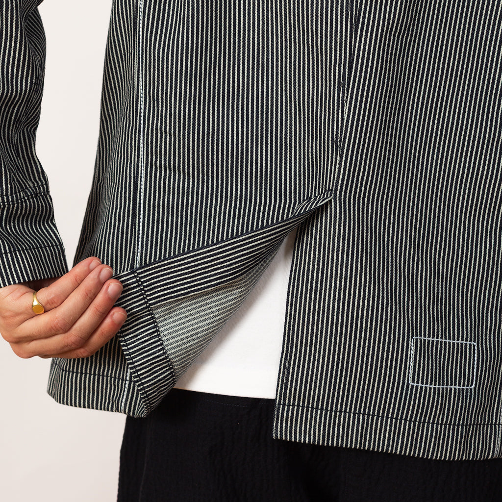Bakers Jacket - Hickory Stripe Denim