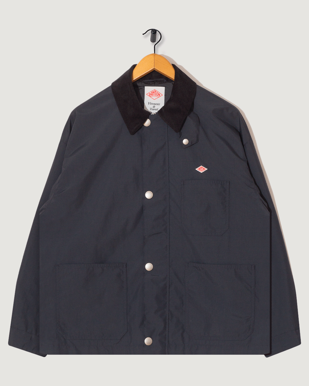 Coverall Jacket - Charcoal | Danton | Peggs & son.