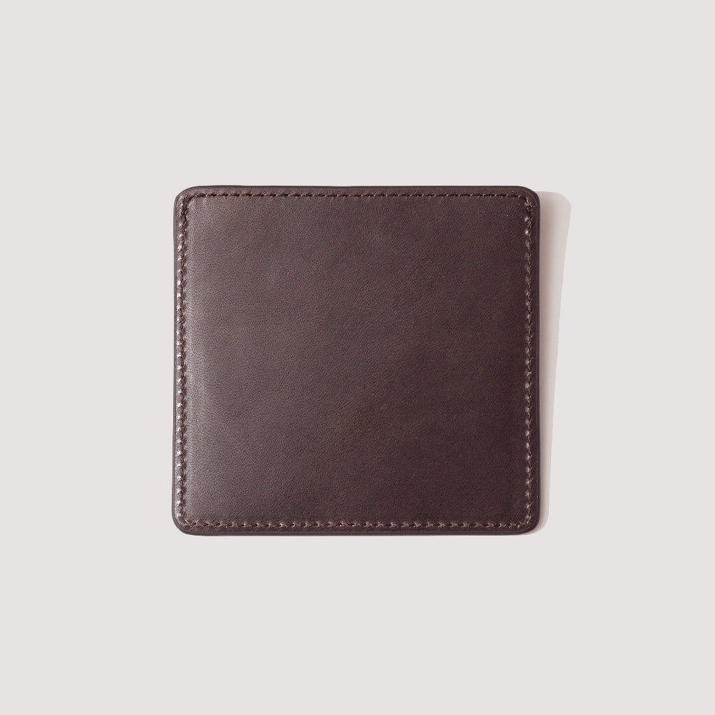 Leather Card Case - Dark Brown