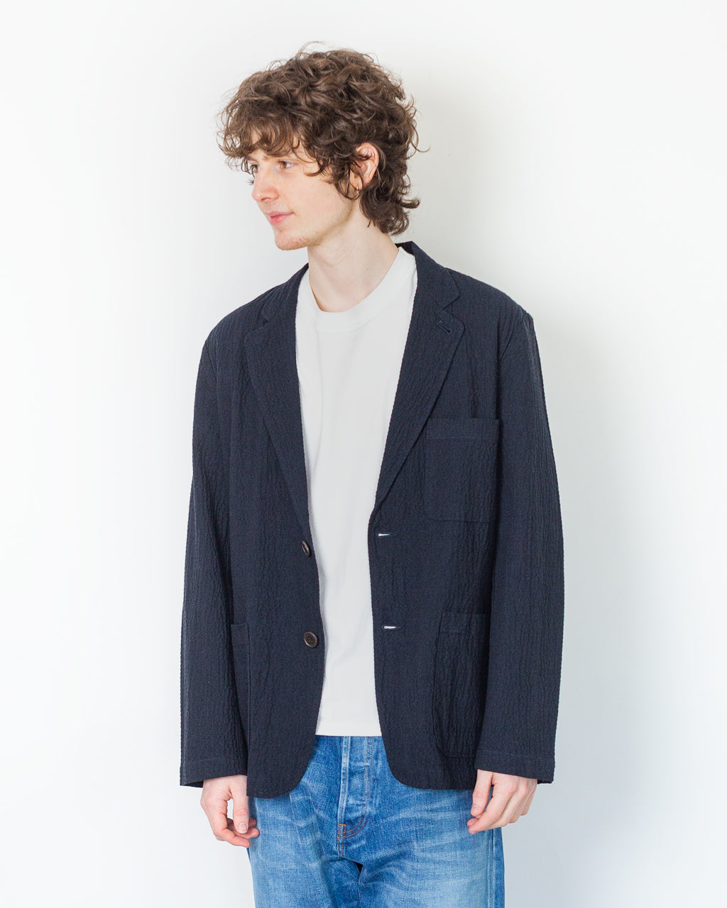 Two Button Jacket Ospina - Navy