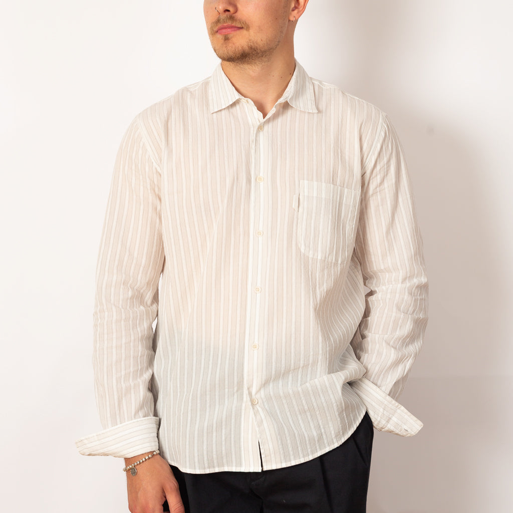 Curtis Shirt - Natural Stripe