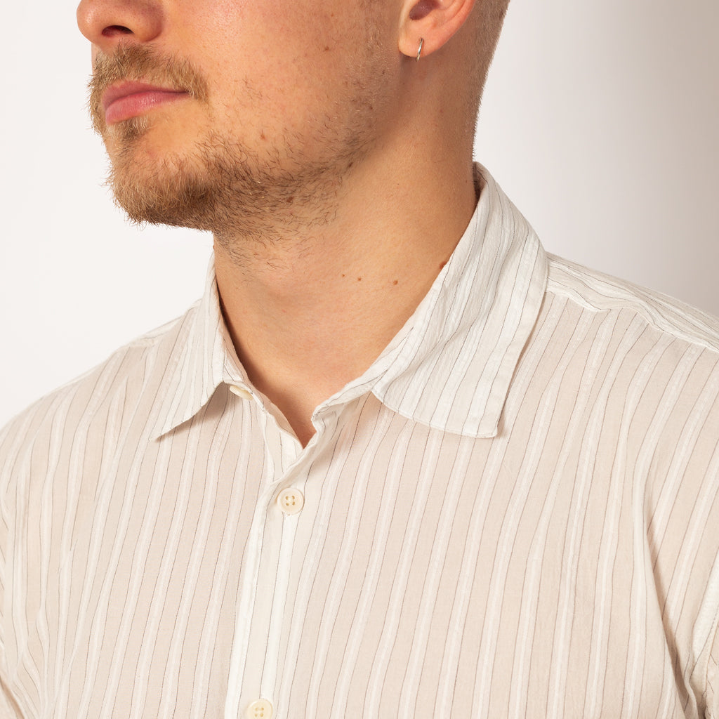 Curtis Shirt - Natural Stripe