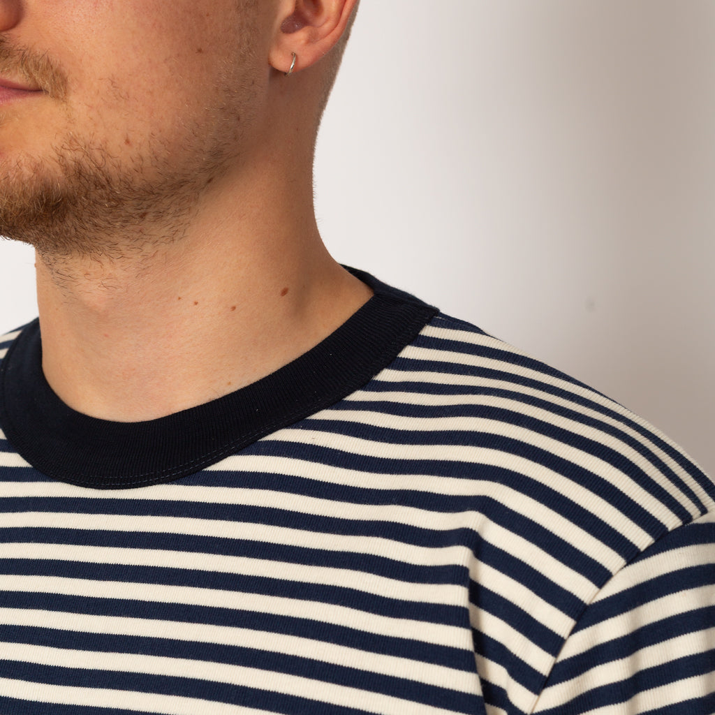 Heritage ML T-Shirt - Marine Deep/Milk