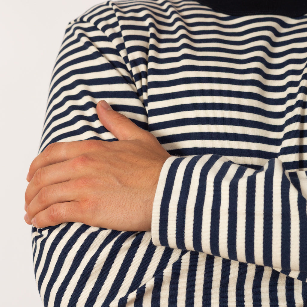 Heritage ML T-Shirt - Marine Deep/Milk