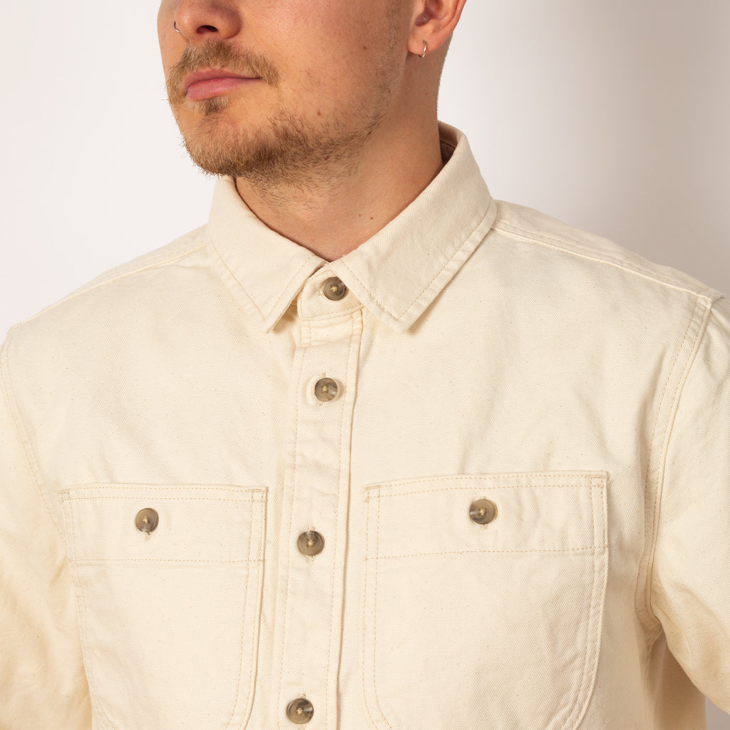 Point Reyes Canvas Shirt - Undyed Natural