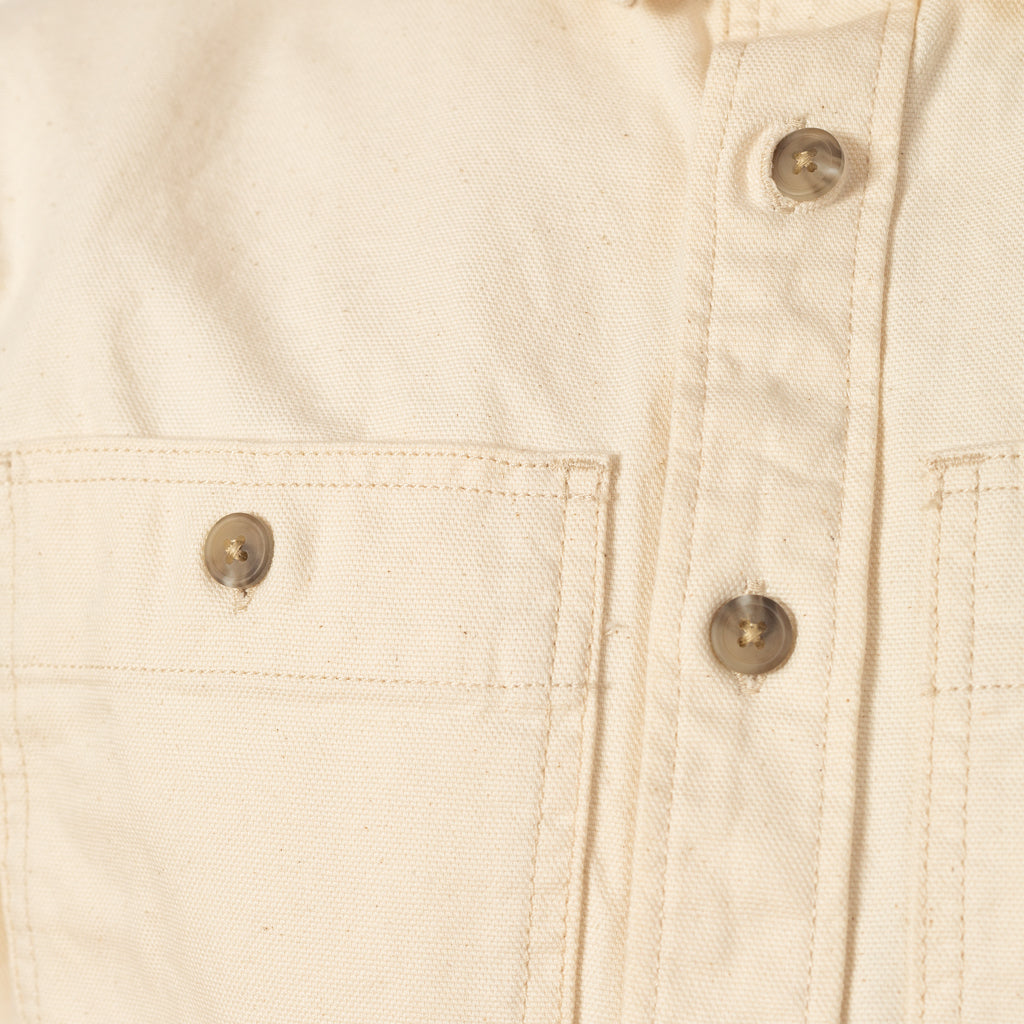 Point Reyes Canvas Shirt - Undyed Natural