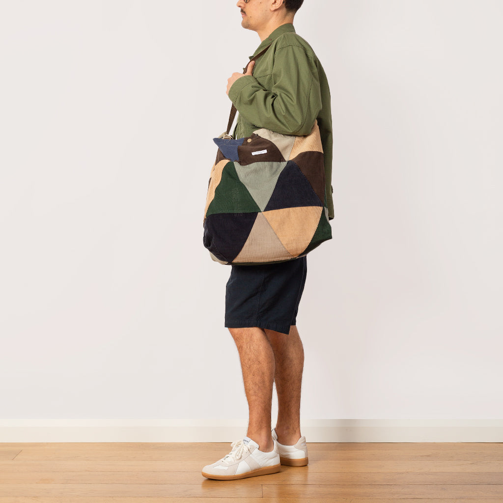 Carry All Tote - Multi Cord Triangle Patchwork