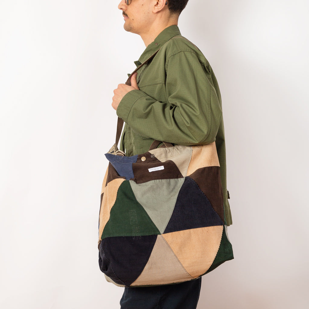 Carry All Tote - Multi Cord Triangle Patchwork