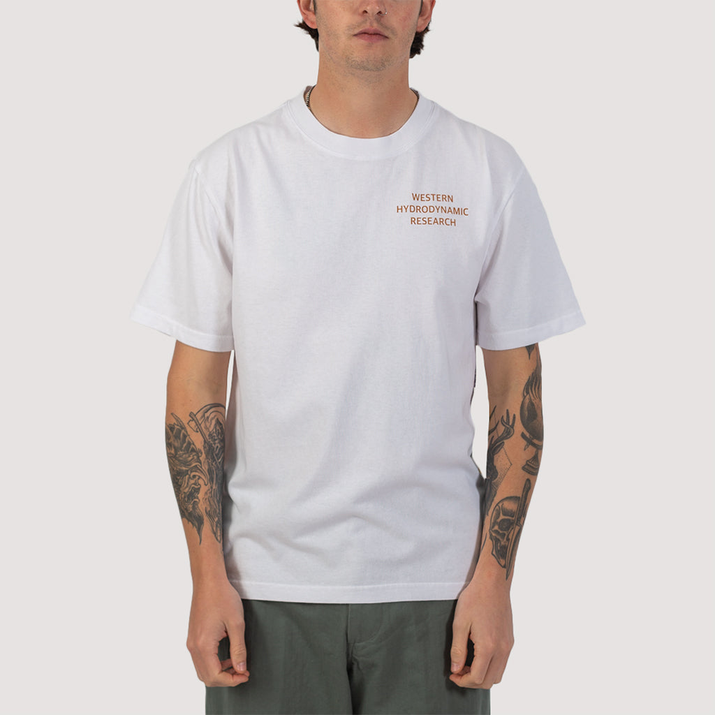 Worker Tee - White/Gold