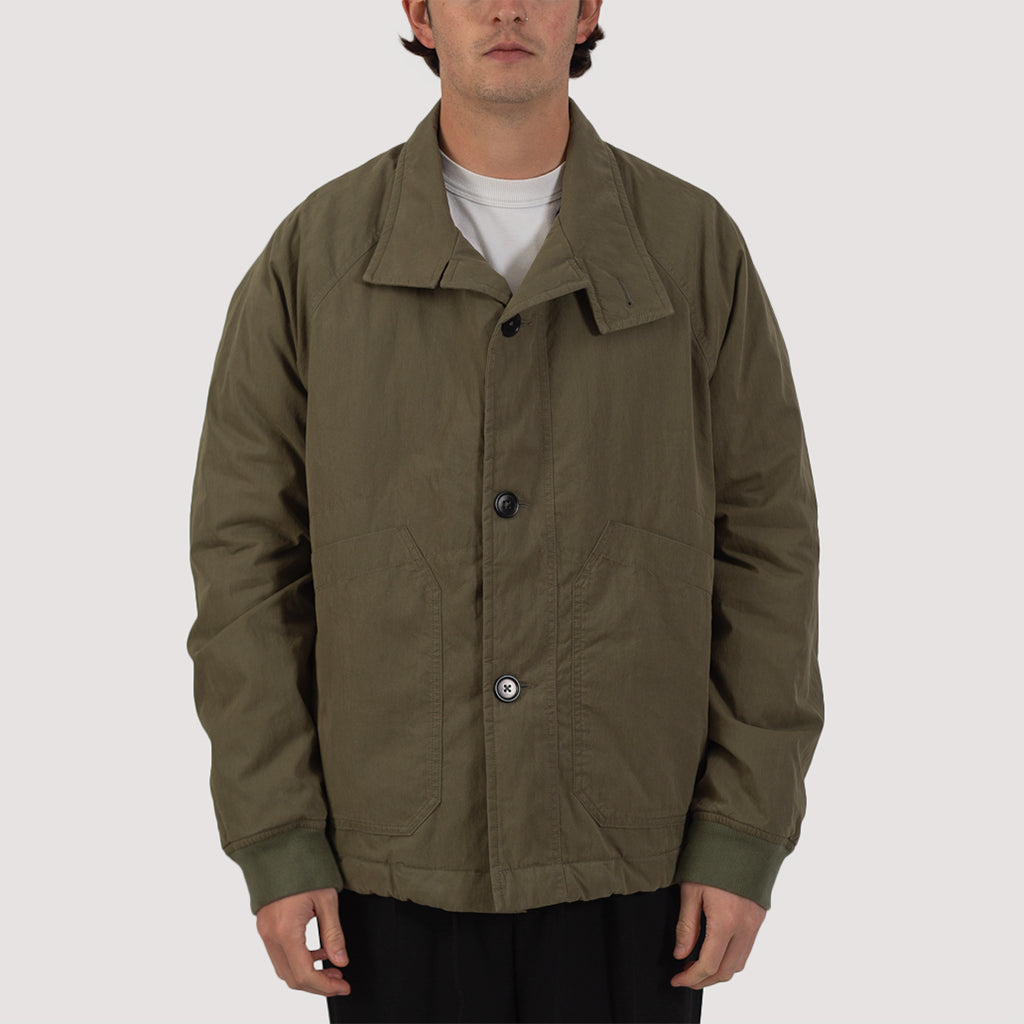 Padded Worker Jacket - Pale Khaki