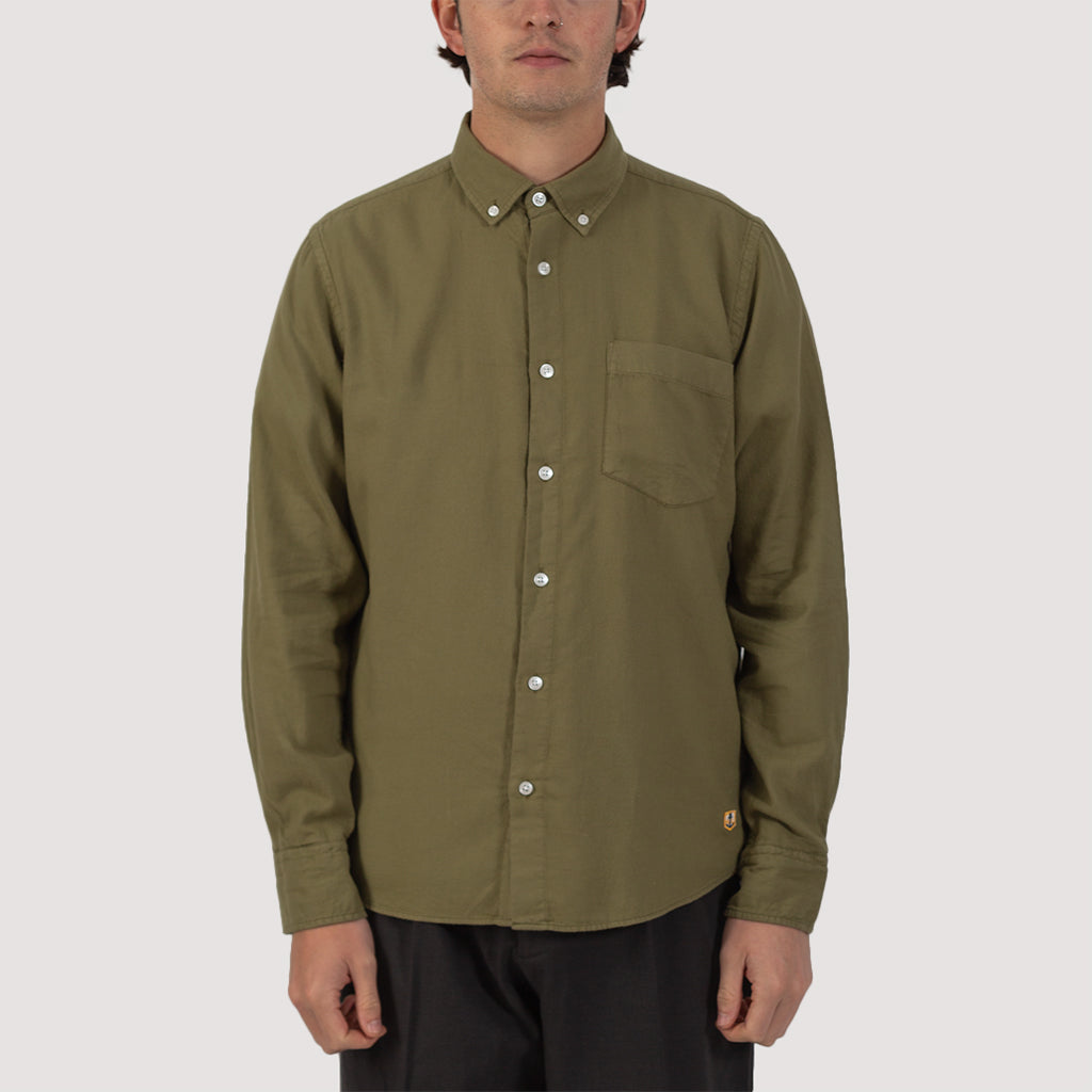 Flannel BD Shirt - Oliva
