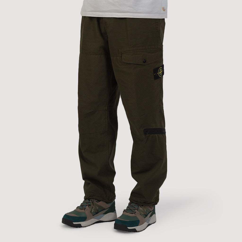 Ripstop Cargo Trousers - Olive (V0058)