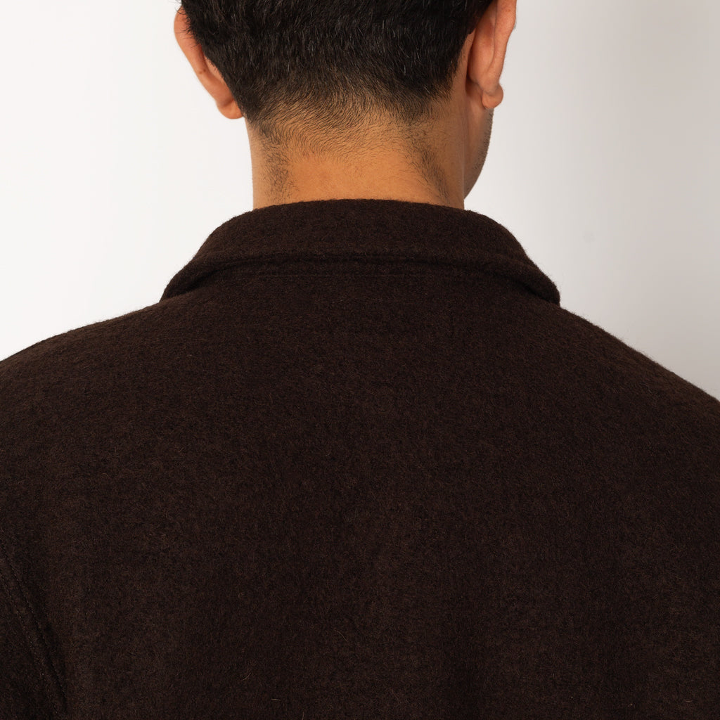 Uniform Jacket Wool Fleece - Brown