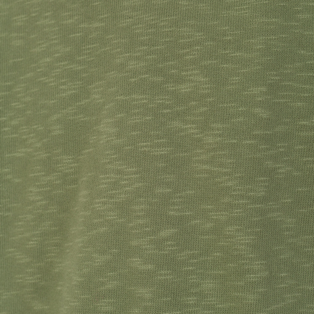 Crew Neck Slub - Sage - V0055