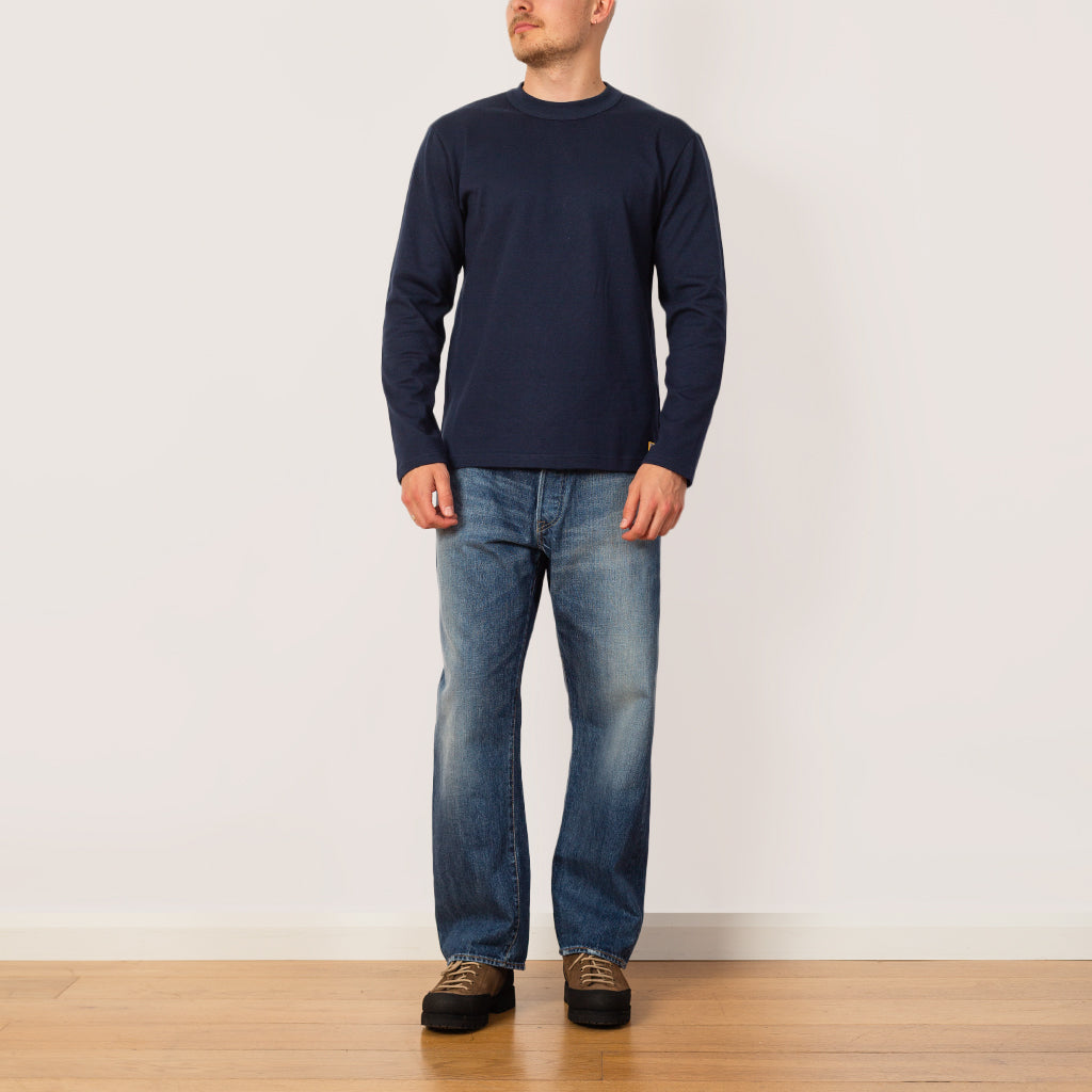 L/S Heritage T-Shirt - Marine Deep