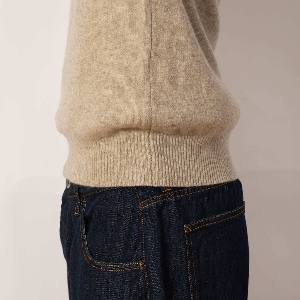 Knit Polo 9G - Beige