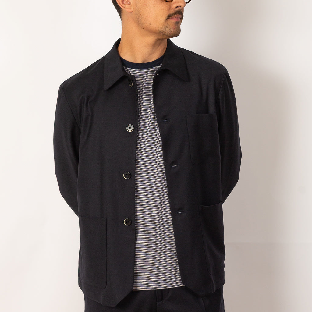 Overshirt Visal Flan - Navy