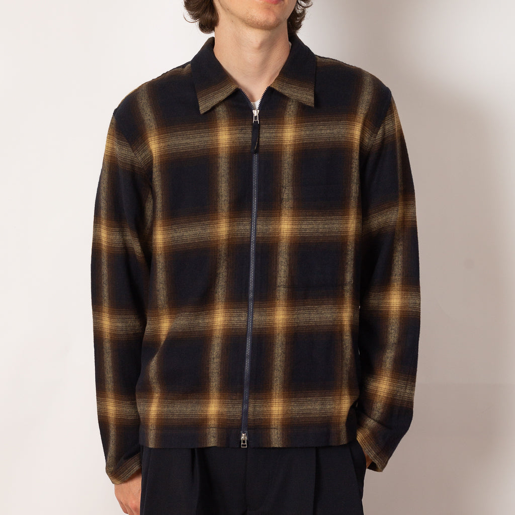 Zip Shirt - Canyon Check Navy