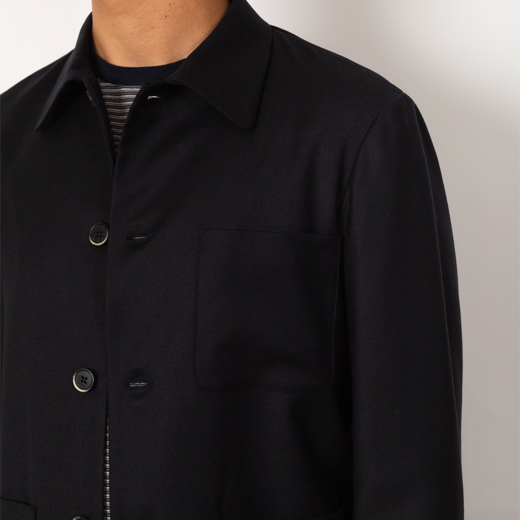 Overshirt Visal Flan - Navy